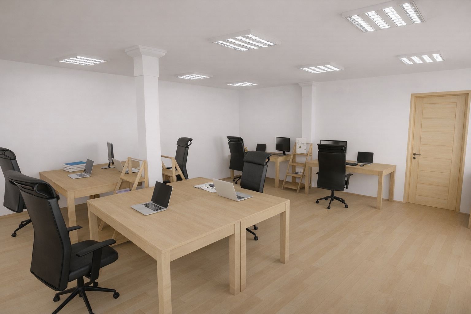 Coworking HUBB – interiér