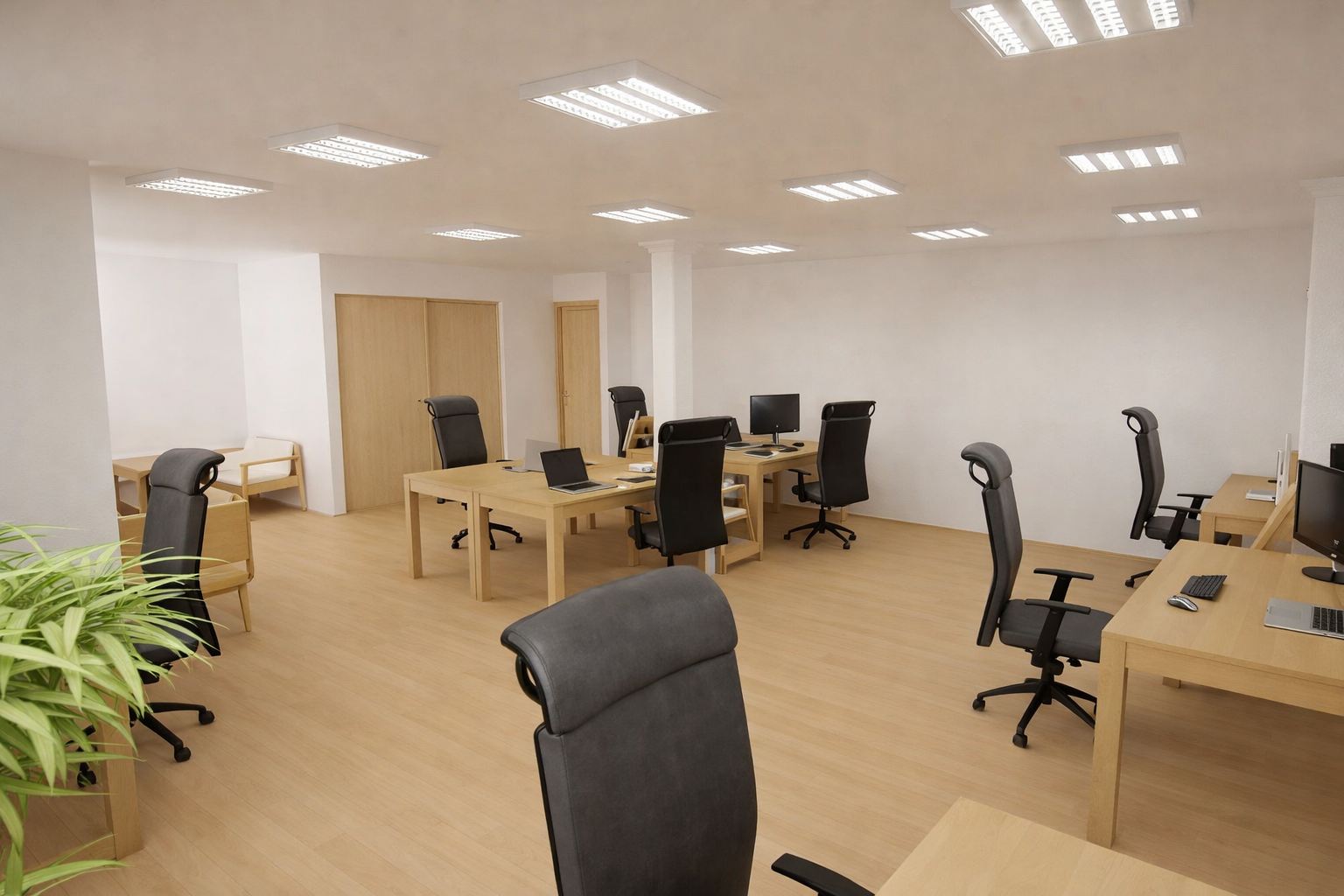 Coworking HUBB – interiér