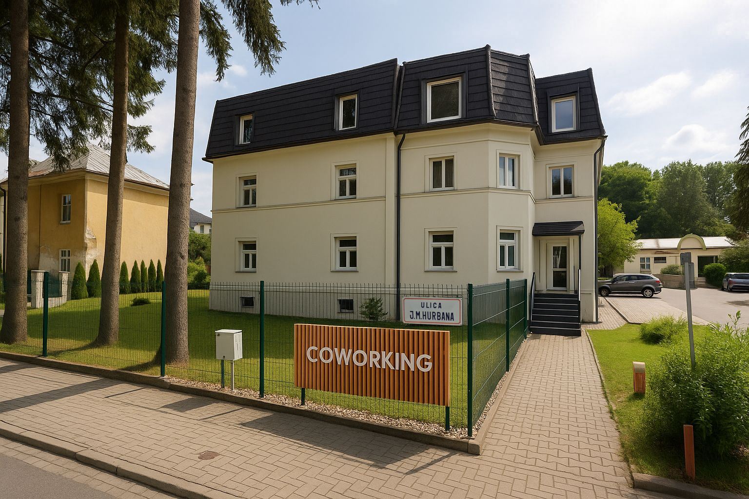 Coworking HUBB - exteriér