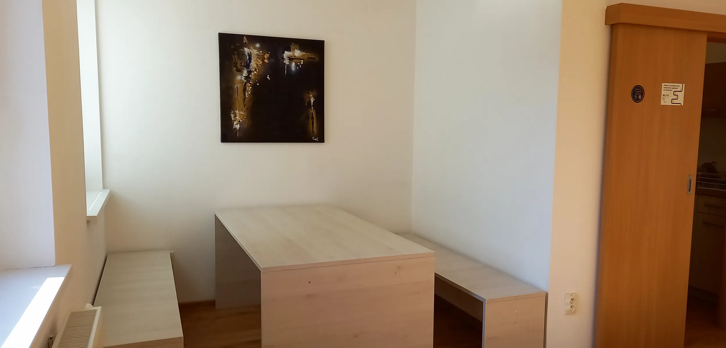 Zázemie, oddychová zóna - Coworking HUBB